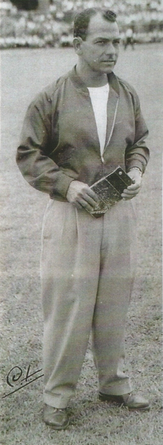 José Joaquín 'Pachico' García llevó al Saprissa desde Tercera hasta la Primera División en solo dos años. Y ganó el título nacional con los morados en 1953 (foto archivo de José Antonio Pastor).