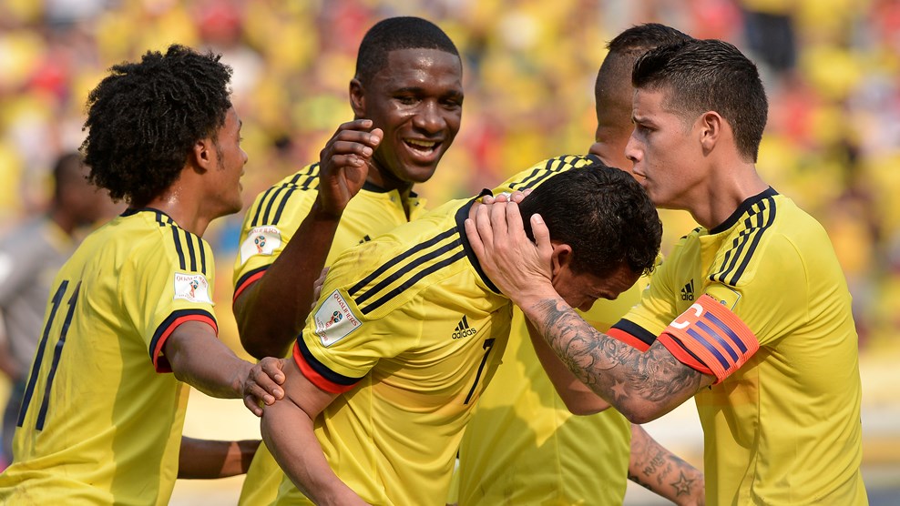 La Selección de Colombia figura en el podio del ranquin mensual de la FIFA, al aparecer con un salto al tercer lugar en el estudio dado a conocer por la FIFA este jueves 2 de junio, en Zúrich, Suiza (foto FIFA.com).