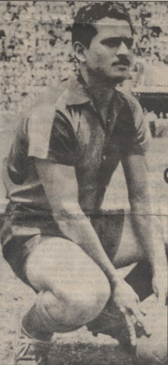 El costarricense Edwin Cubero entró en la historia del Atlas de Guadalajara, al convertir el penal decisivo que le otorgó su único título de la Primera División en México, en la temporada 1950-1951 (foto archivo de Rodrigo Calvo).