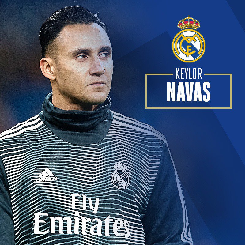 Keylor Navas acumula cinco temporadas con el Real Madrid, desde agosto del 2014. Con los merengues ya ganó 12 títulos oficiales; tiene hoy 152 partidos y 148 goles recibidos, para un promedio de 0,97 tantos por juego (foto Facebook de Keylor Navas).