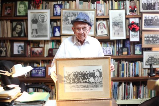 Álvaro Rojas vivió en forma intensa el centenario liguista