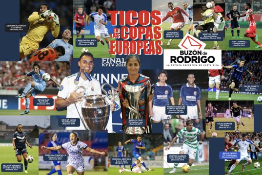 54 futbolistas ticos jugaron en copas de Europa