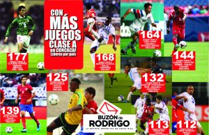 Con más juegos de clase A en la Concacaf