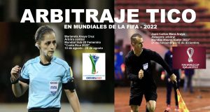 Los 31 árbitros ticos en torneos FIFA y COI