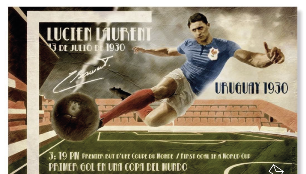 Un francés anotó el primer gol en los Mundiales de fútbol