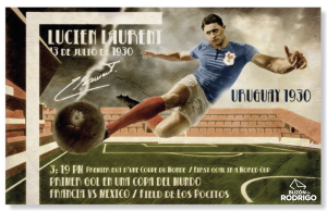 Un francés anotó el primer gol en los Mundiales de fútbol