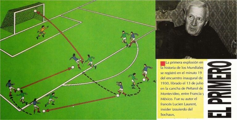 Un francés anotó el primer gol en los Mundiales de fútbol - Buzón de ...