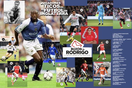 Fútbol de Inglaterra registra a 16 jugadores costarricenses Ticos en Inglaterra