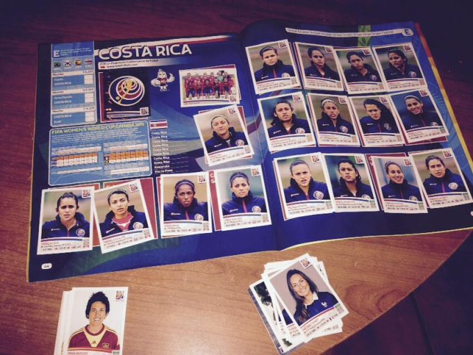 Selección de Costa Rica en el álbum del Mundial Femenino 2023 - Buzón ...