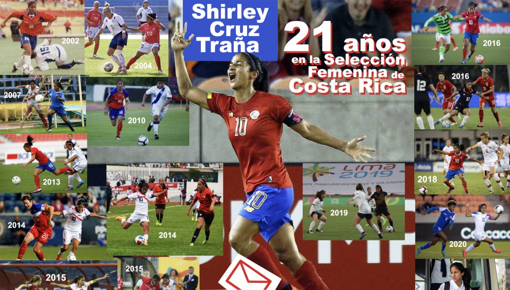 Los exitosos 21 años de la leyenda Shirley Cruz con la Selección de Costa Rica