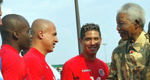 El histórico duelo de Costa Rica ante la Sudáfrica de Nelson Mandela