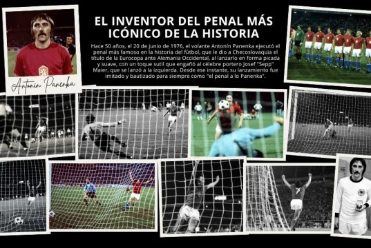 Hace 50 años nació el “Panenka”, el penal más famoso de la historia del fútbol